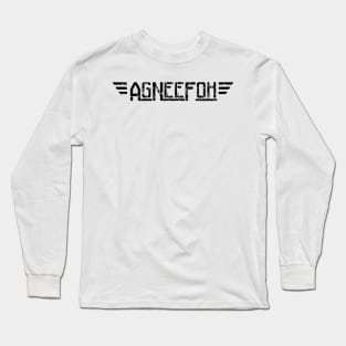 Ag Nee Fok Swart Long Sleeve T-Shirt